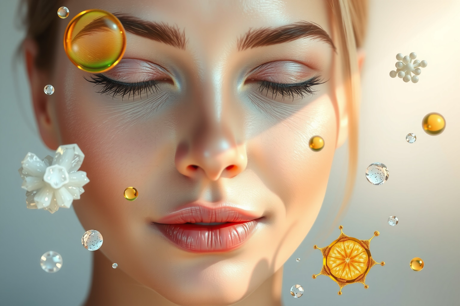 A glicin más anti-aging összetevőkkel fokozza a bőr regenerációját.