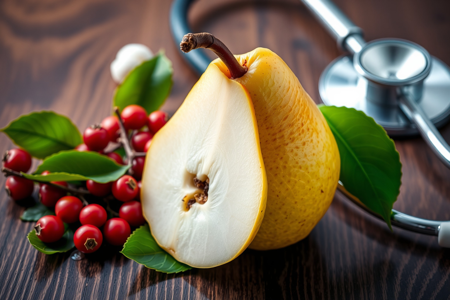 A körte antioxidánsai hatékonyan támogatják a szív egészségét.