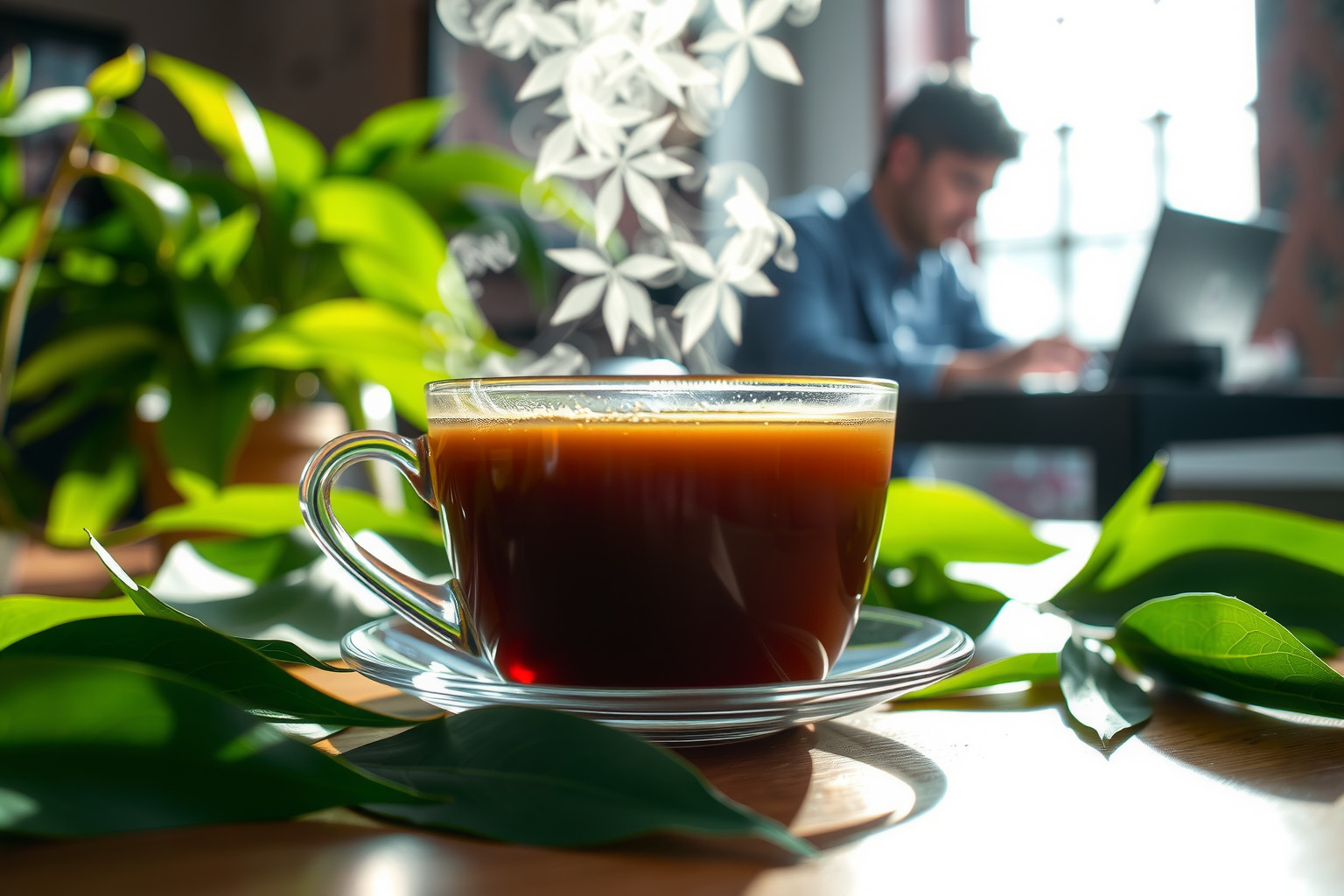 A kratom tea természetes élénkítőként fokozza a mentális fókuszt.