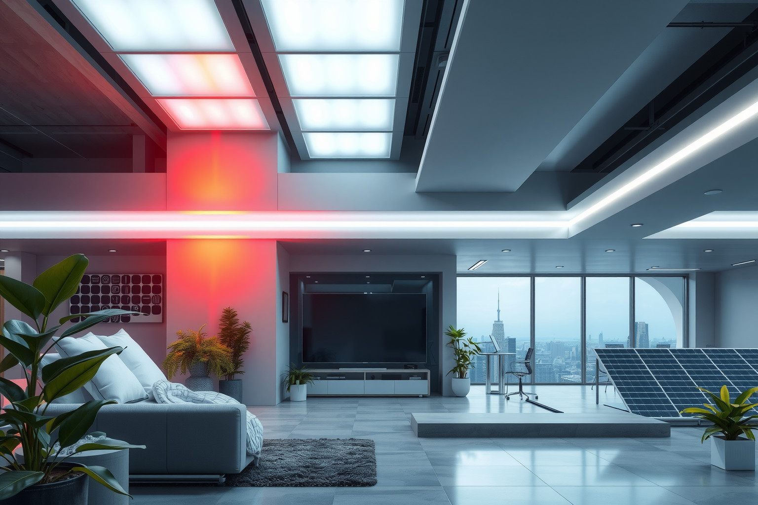 A LED technológia intelligens rendszerekkel növeli az energiahatékonyságot.