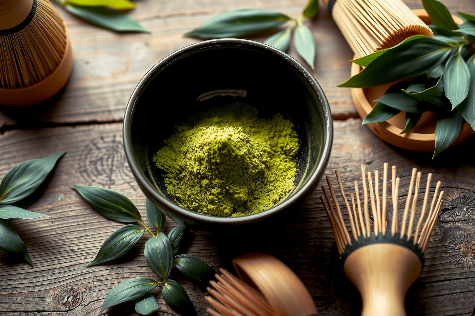 A matcha minőségét a szín, aroma és finomság határozza meg.