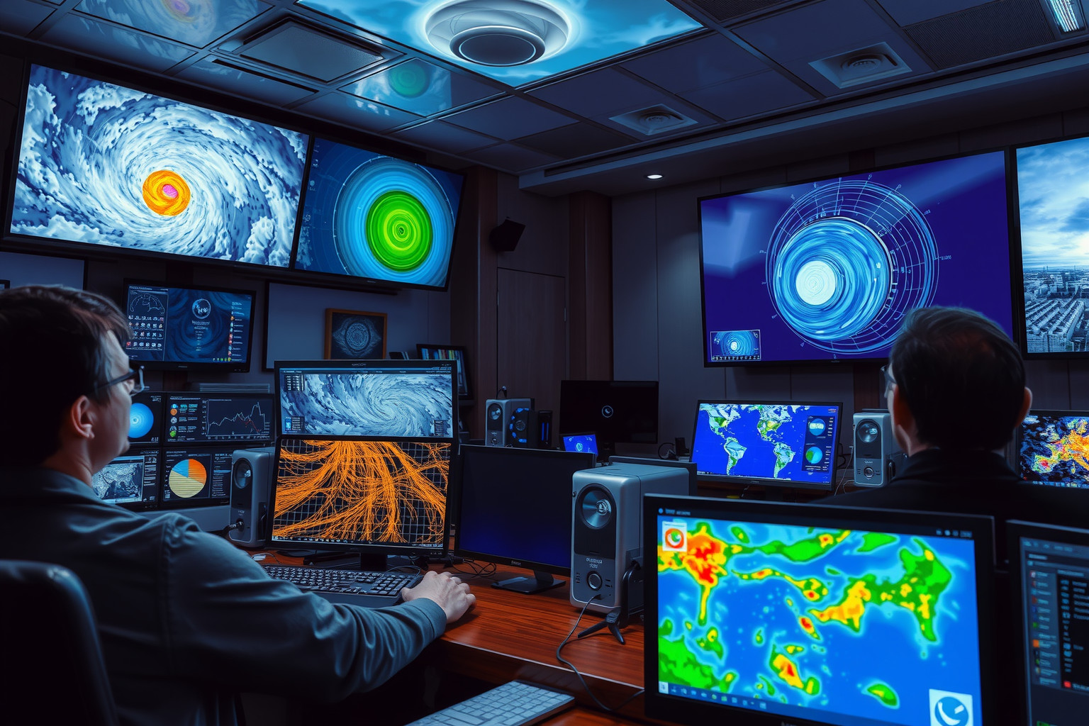 A meteorológiai modellek kulcsszerepet játszanak viharok előrejelzésében.