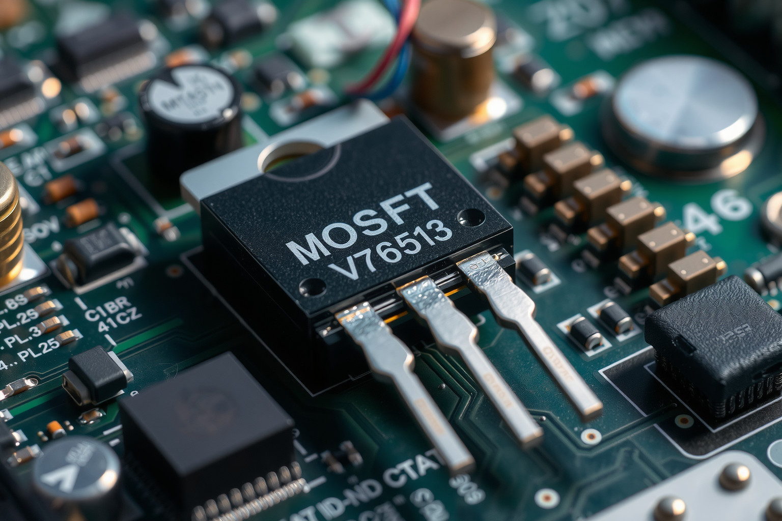 A MOSFET gyors kapcsolóként energiahatékony áramköröket tesz lehetővé.