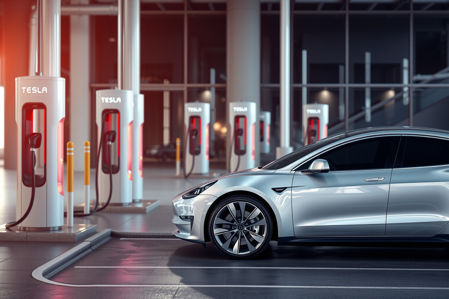 A Supercharger hálózat növeli a Tesla járművek piaci értékét.