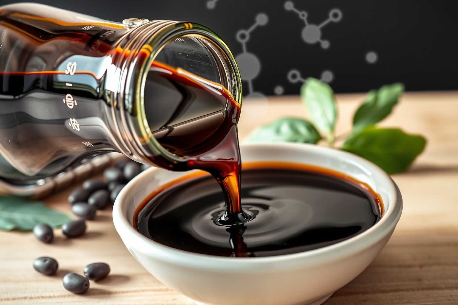 A szójaszósz antioxidánsai hatékonyan semlegesítik a szabadgyököket.