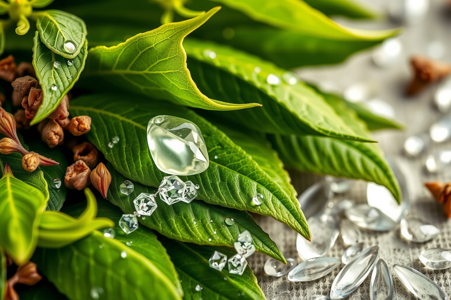 A tudólevel tea fő hatóanyagai flavonoidok és szeszkviterpének.