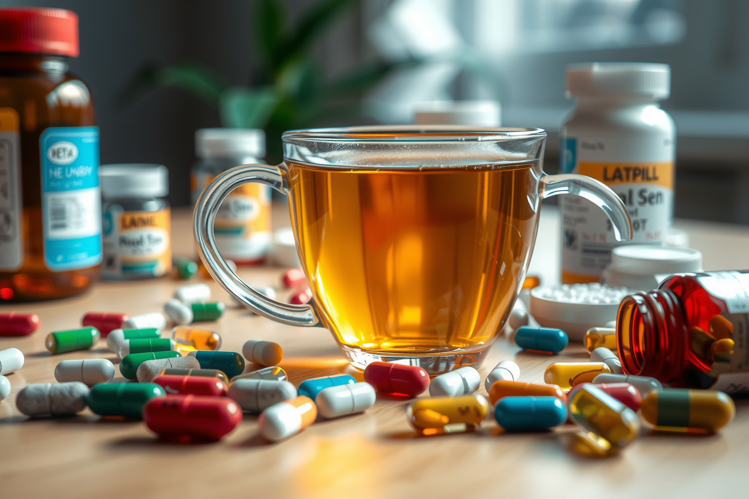 A tudólevel tea fokozhatja vérhígítók hatását, óvatosan alkalmazandó.