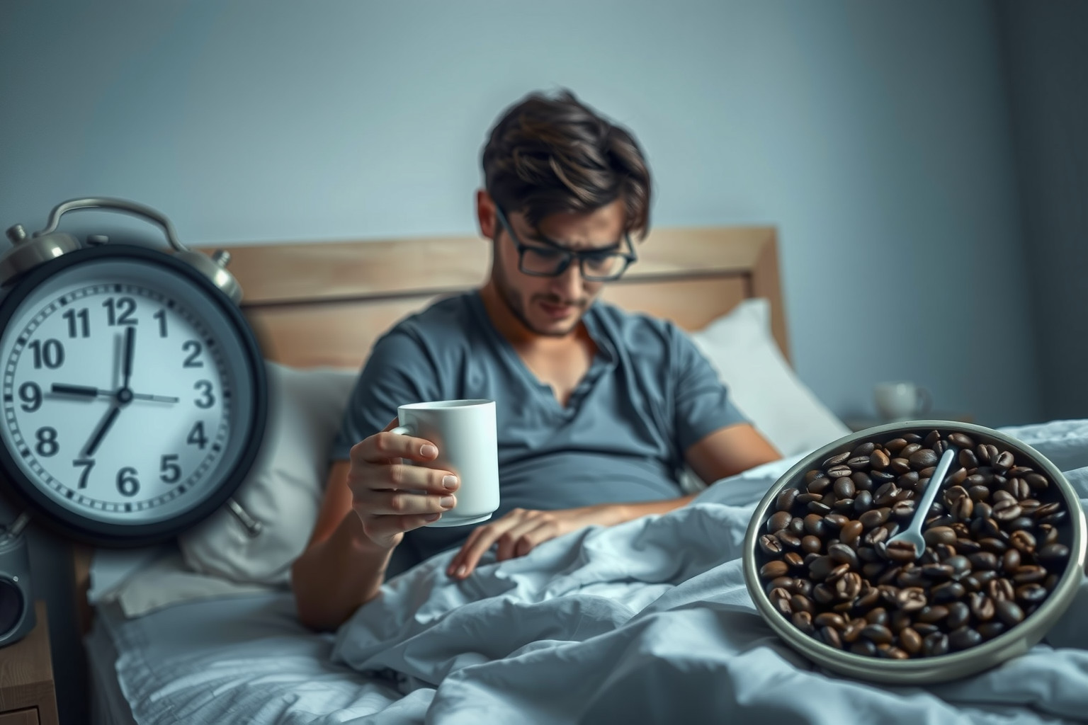 A kávé koffeinje jelentősen ronthatja az elalvás minőségét.