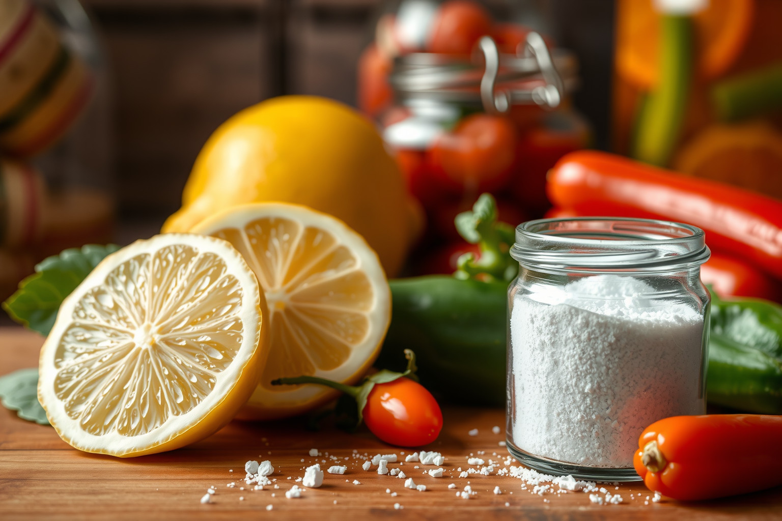 Az aszkorbinsav porban természetes savanyúságot és antioxidánst biztosít.