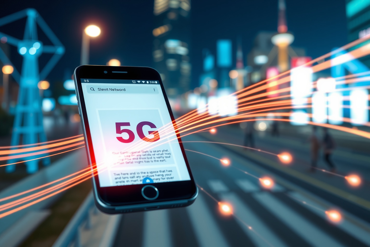 Az 5G több ezerszer gyorsabb mobil internetsebességet tesz lehetővé.