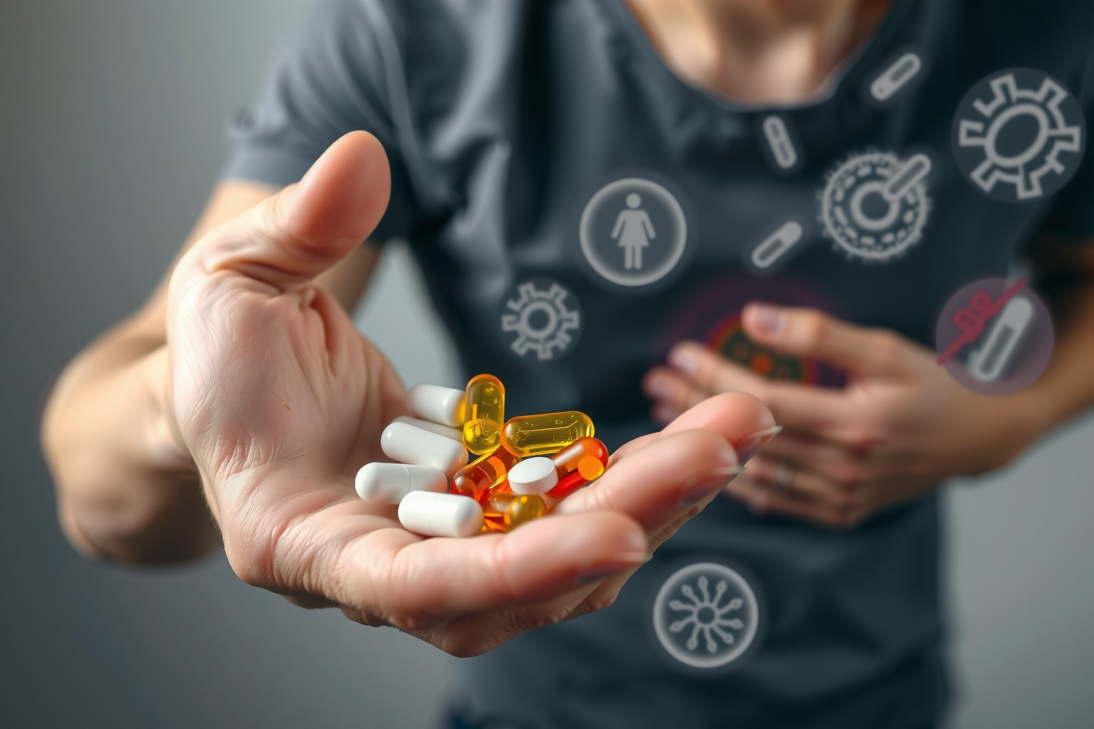 Az antibiotikumok gyakori mellékhatása a hasmenés és kiütés.