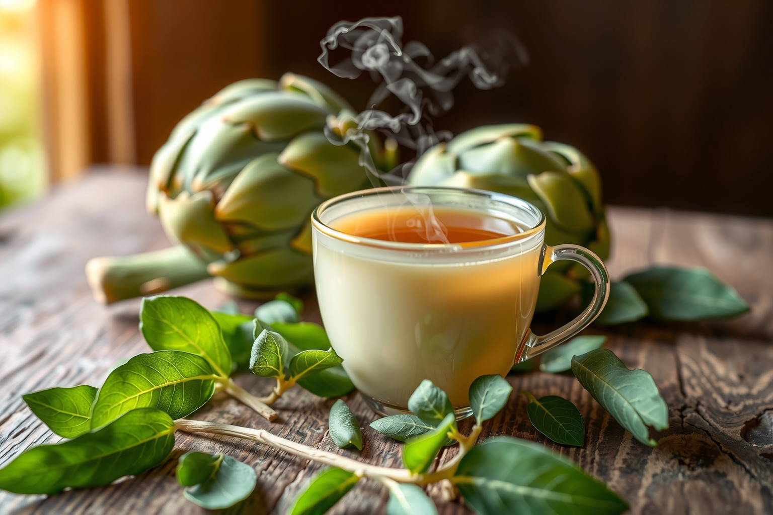 Az articsóka tea serkenti az epe termelését és méregtelenít.
