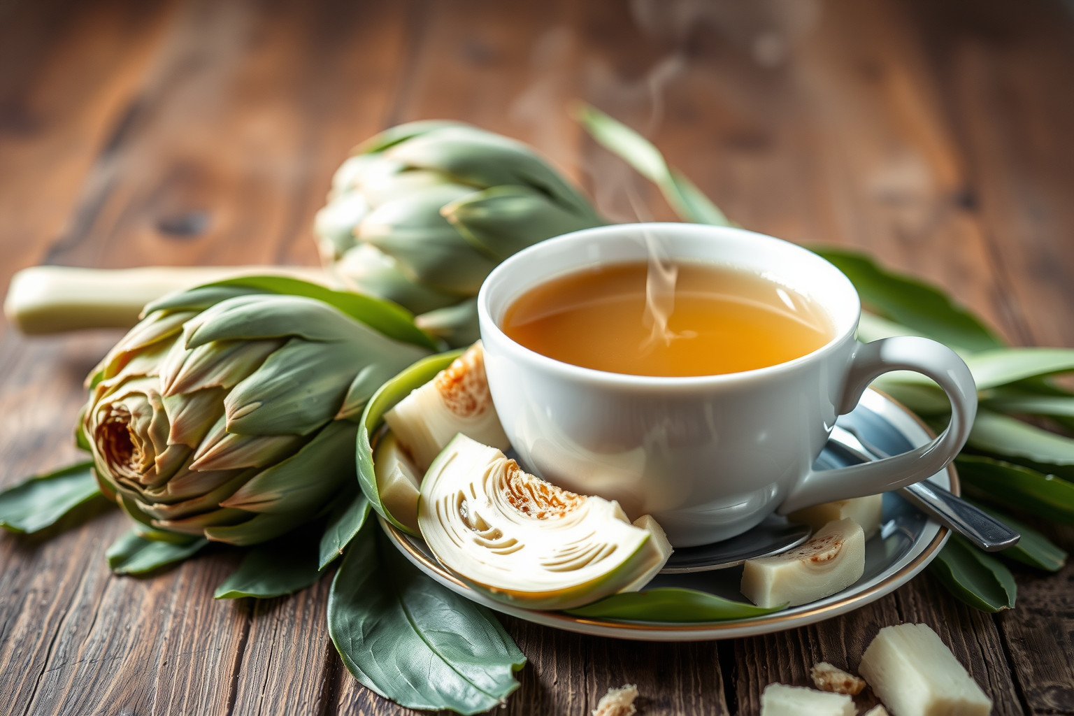 Az articsóka tea serkenti az emésztőenzimek termelődését.