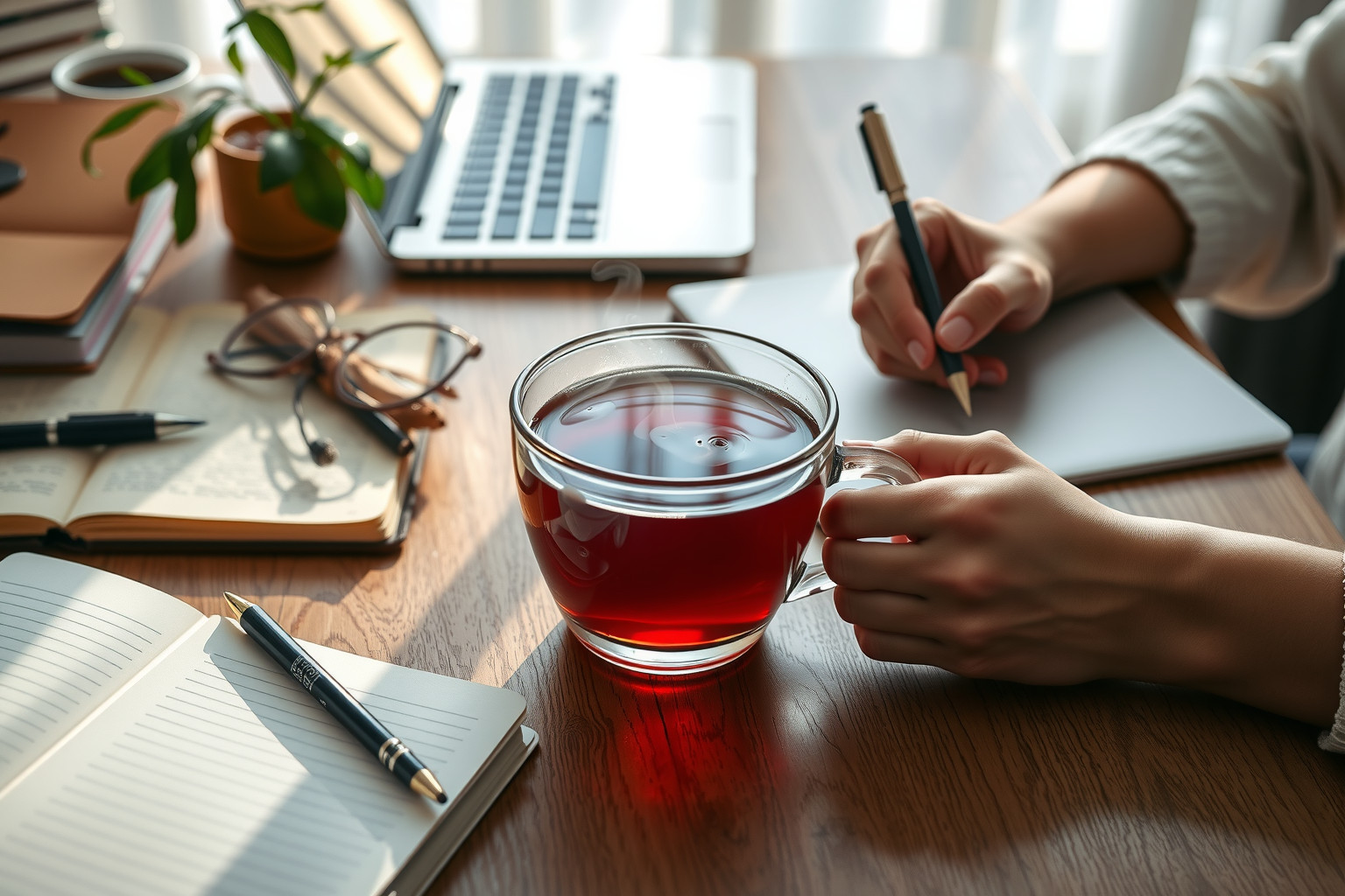 Az Eleuthero ginseng tea fokozza a mentális tisztaságot és koncentrációt.