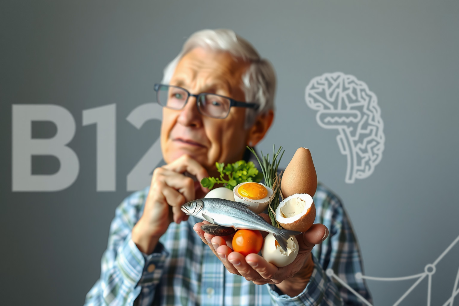 A B12-vitamin hiánya növelheti a demencia kockázatát.