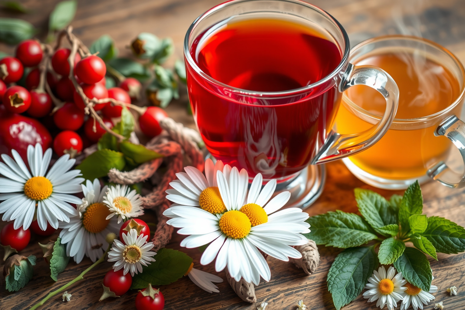 A csipkebogyó tea C-vitaminban gazdagabb, mint sok más gyógytea.