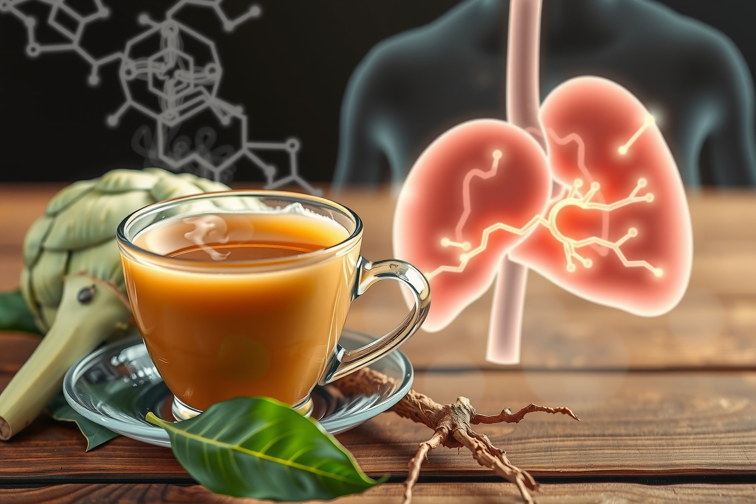 Az articsóka tea növeli a glutation szintjét a májban.