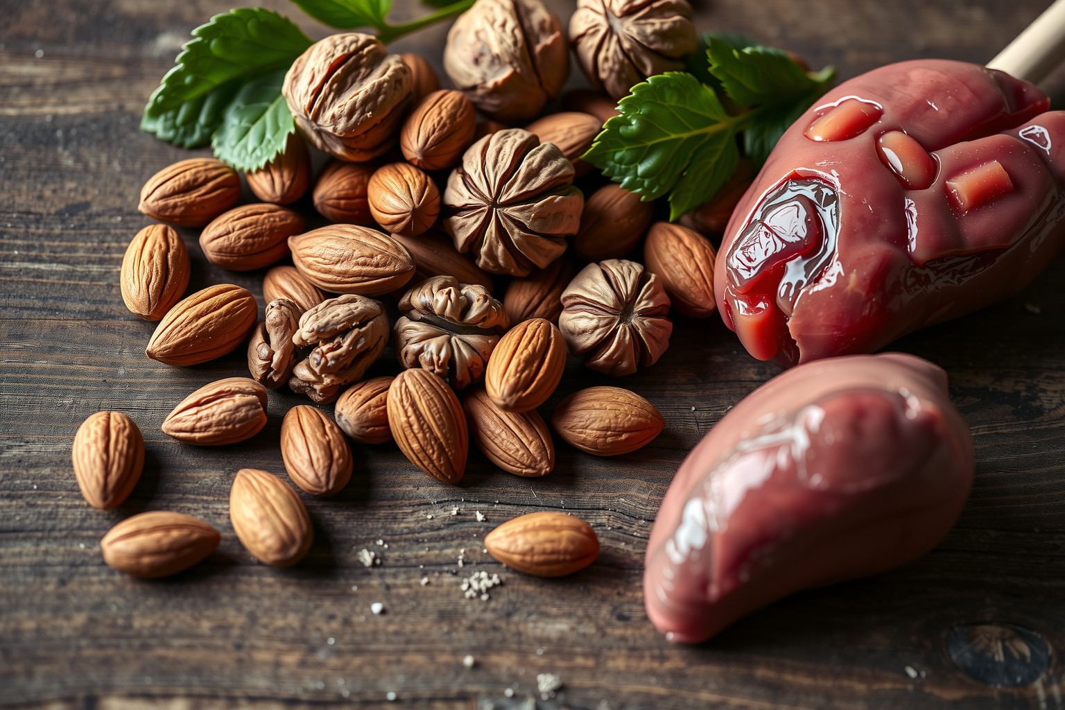 A mandula gazdag antioxidánsokban, melyek védik a májat.