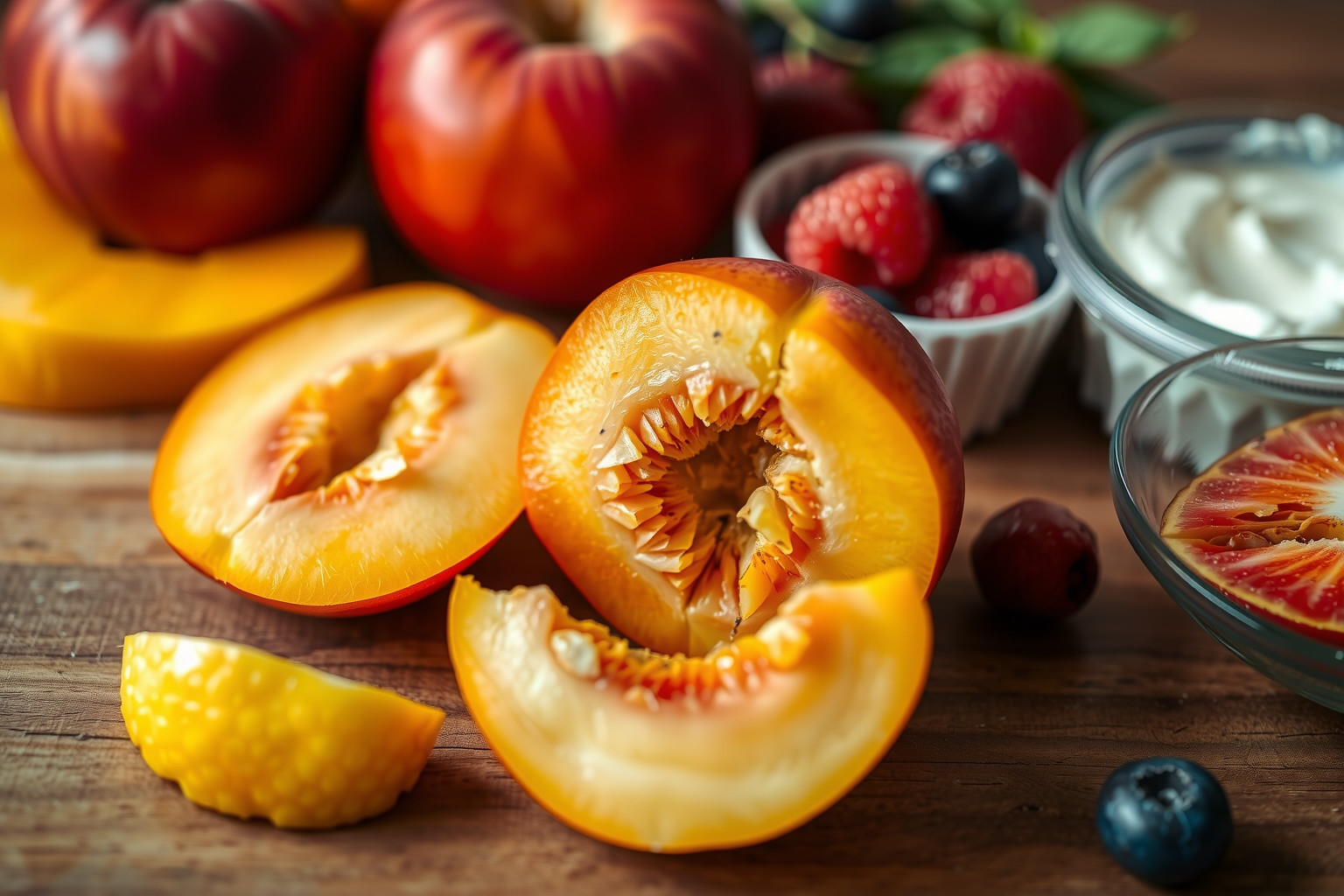 A nektarin gazdag C-vitaminban, támogatja a gyermek immunrendszerét.