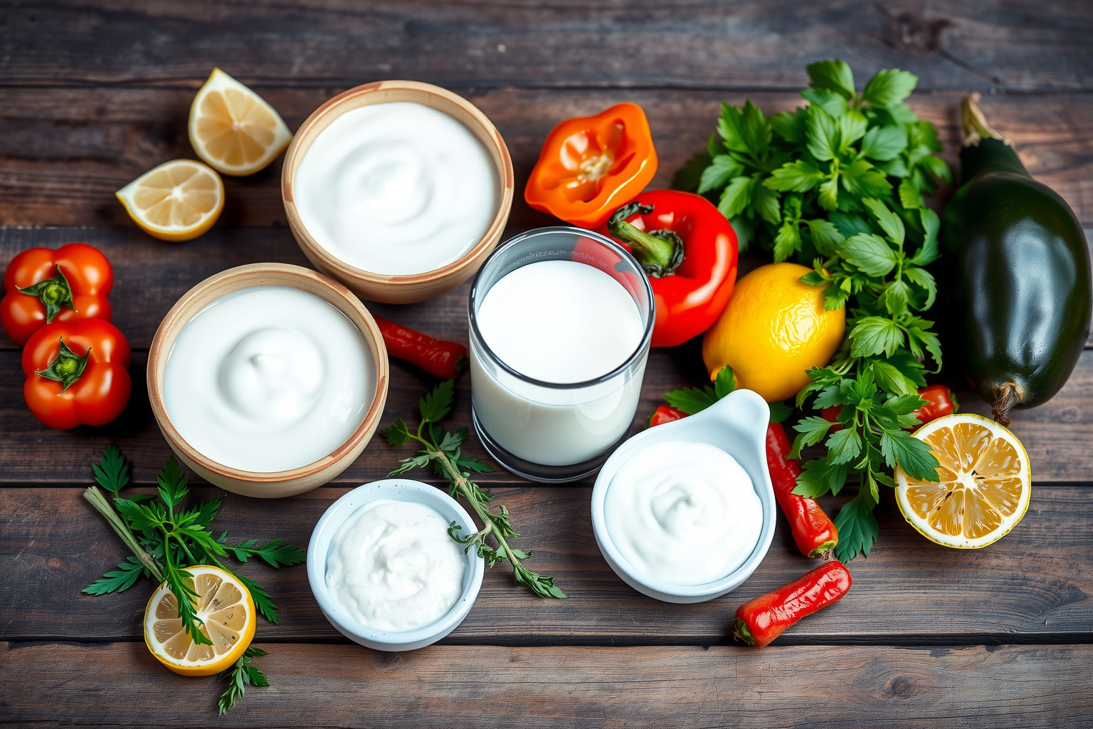 A kefir természetes probiotikum, amely gazdag ízt és savasságot ad.