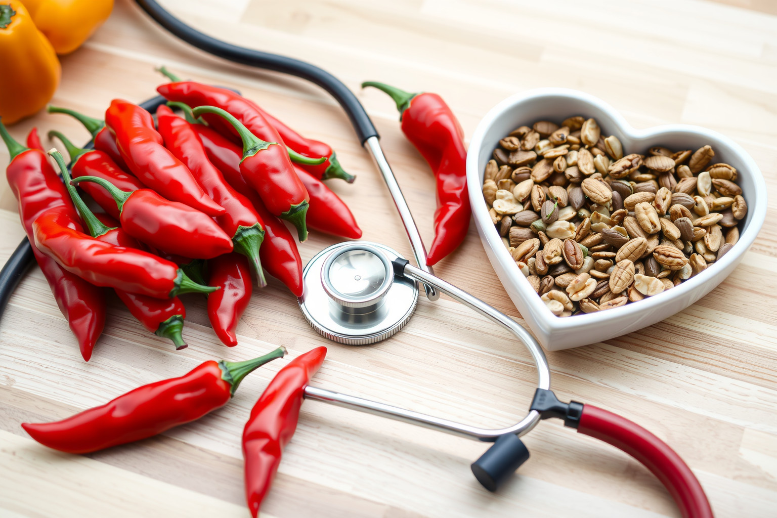 A chili paprika csökkenti a vérnyomást és a koleszterint.