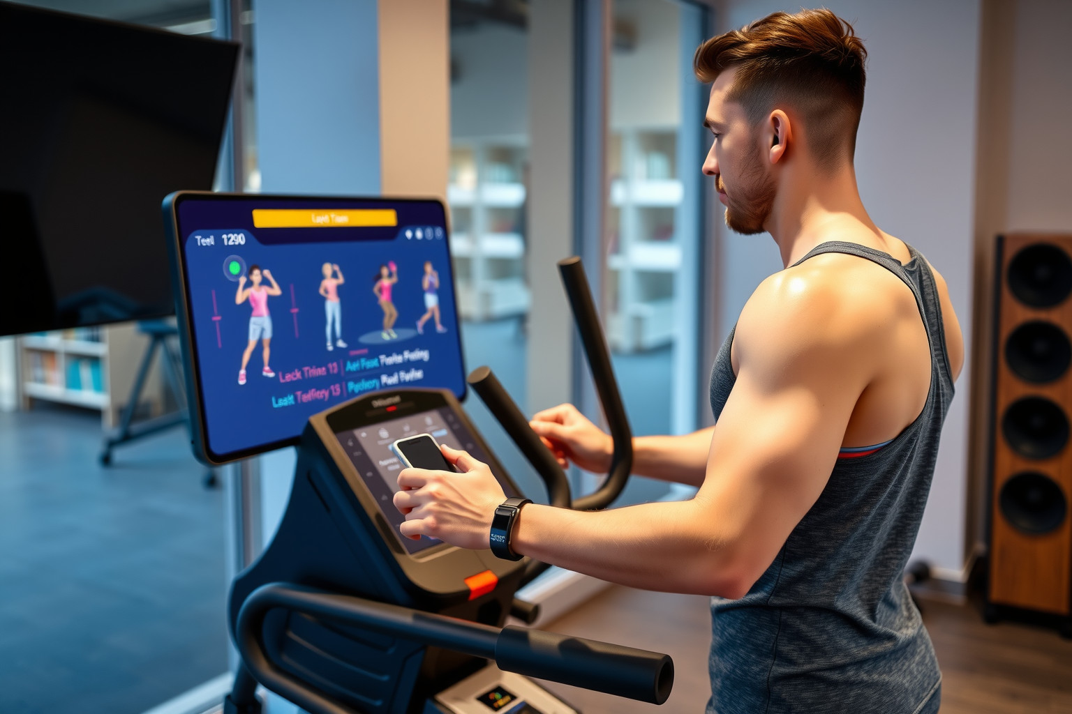 Virtuális edzésappok motiválják és személyre szabják az elliptikus tréninget.