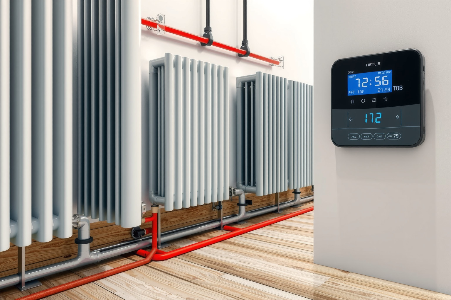 A termosztátok pontos beállítása jelentősen csökkenti az energiafogyasztást.