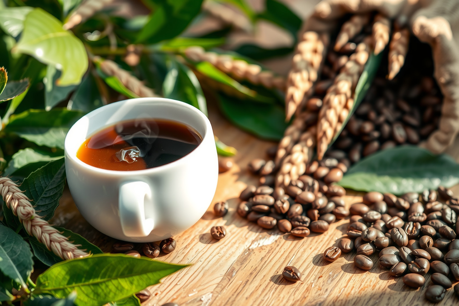 A gabonakávé koffeinmentes, így csökkenti az idegességet.