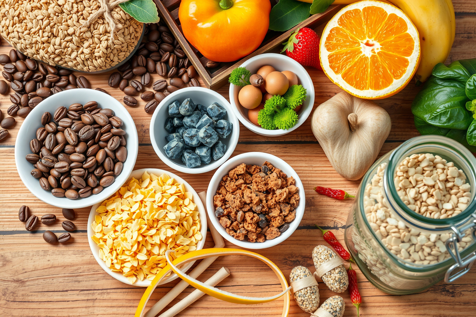 A gabonakávé gazdag rostokban, B-vitaminokban és ásványi anyagokban.