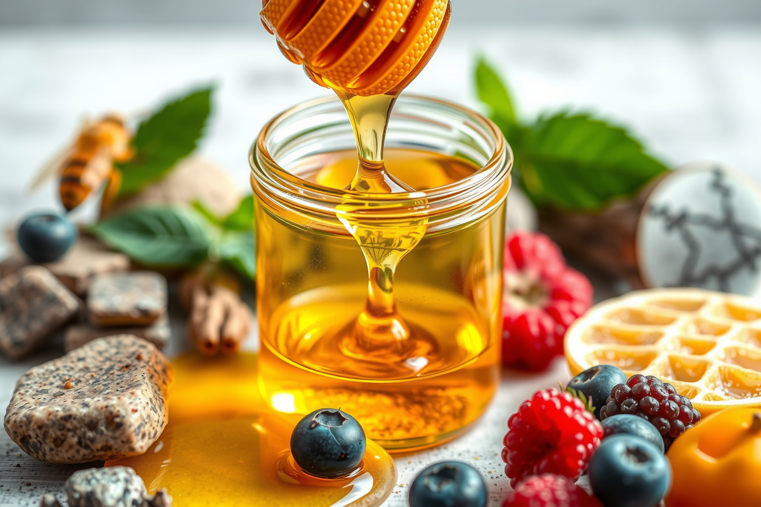 A harmatméz gazdag antioxidánsokban és értékes ásványi anyagokban.