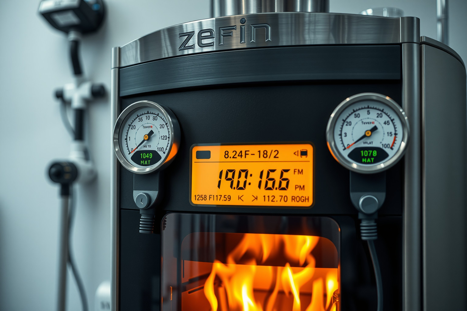 A Zefír kályha hatásfoka az elégetett fa energiáján alapul.