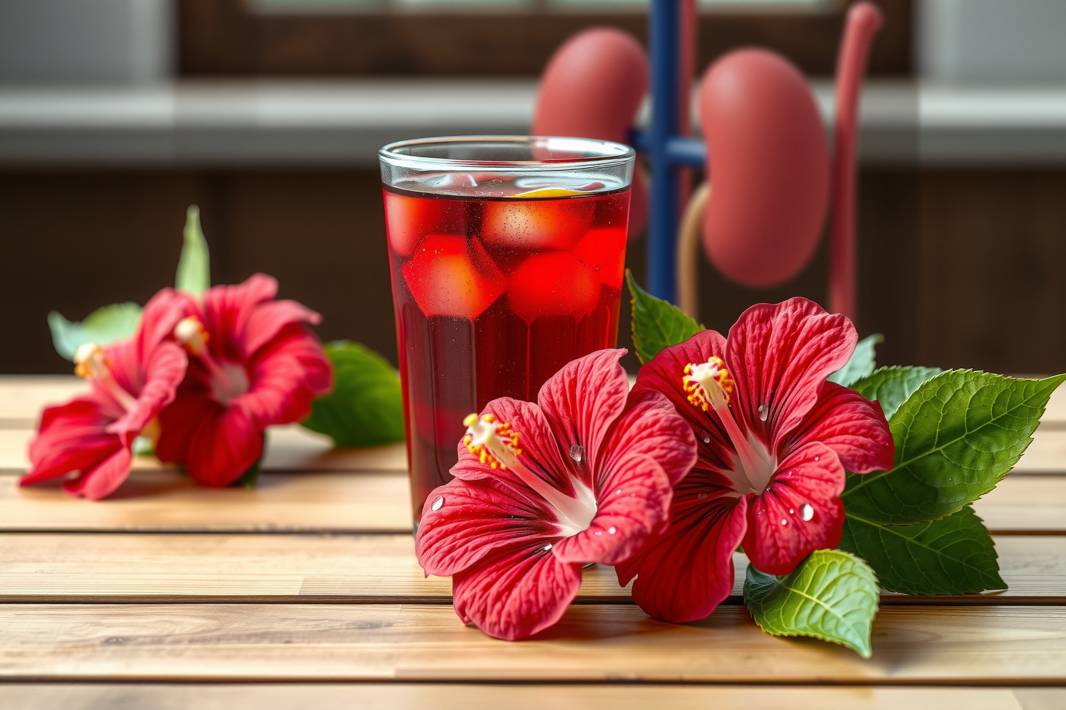 A hibiszkusz természetes vizelethajtó, támogatja a veseműködést.
