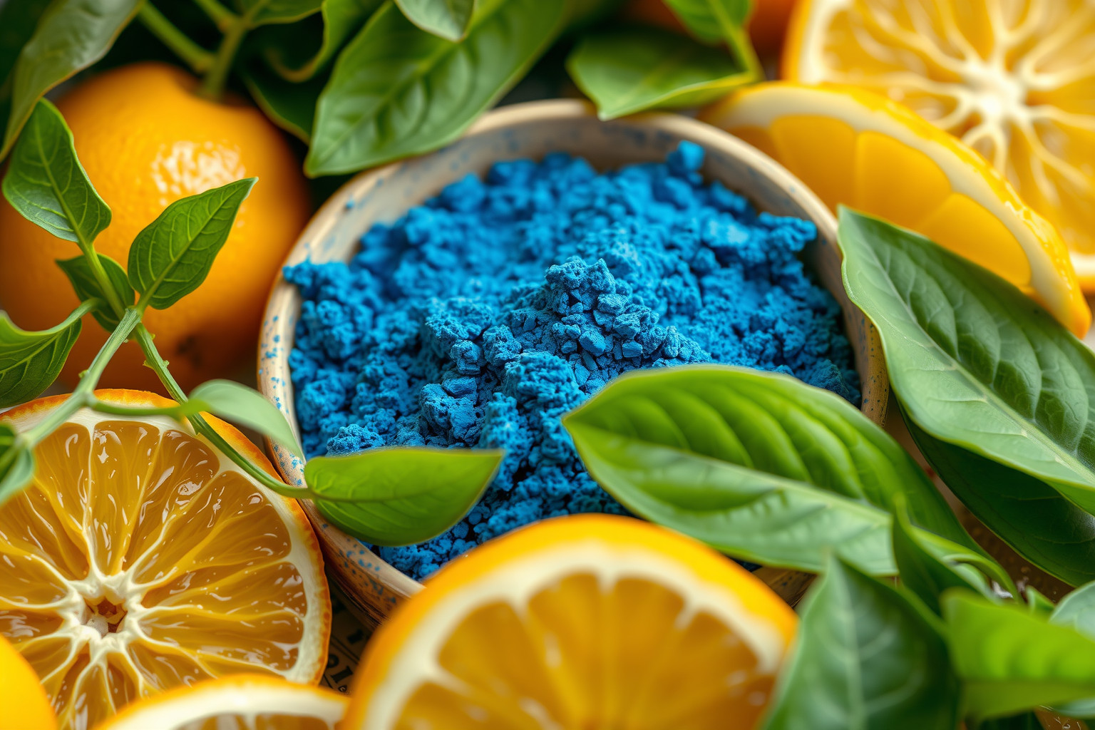 A kék spirulina erősíti az immunrendszert természetes antioxidánsokkal.