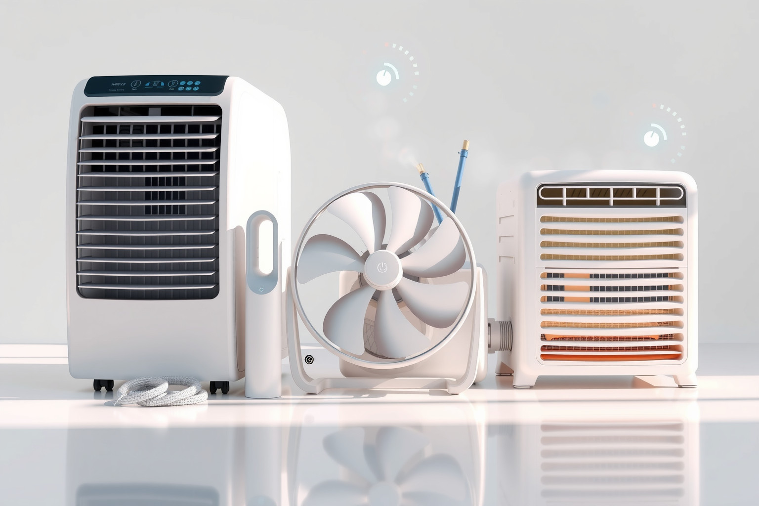 A klíma ventilátorok alacsonyabb energiafogyasztással hűtenek, mint légkondik.