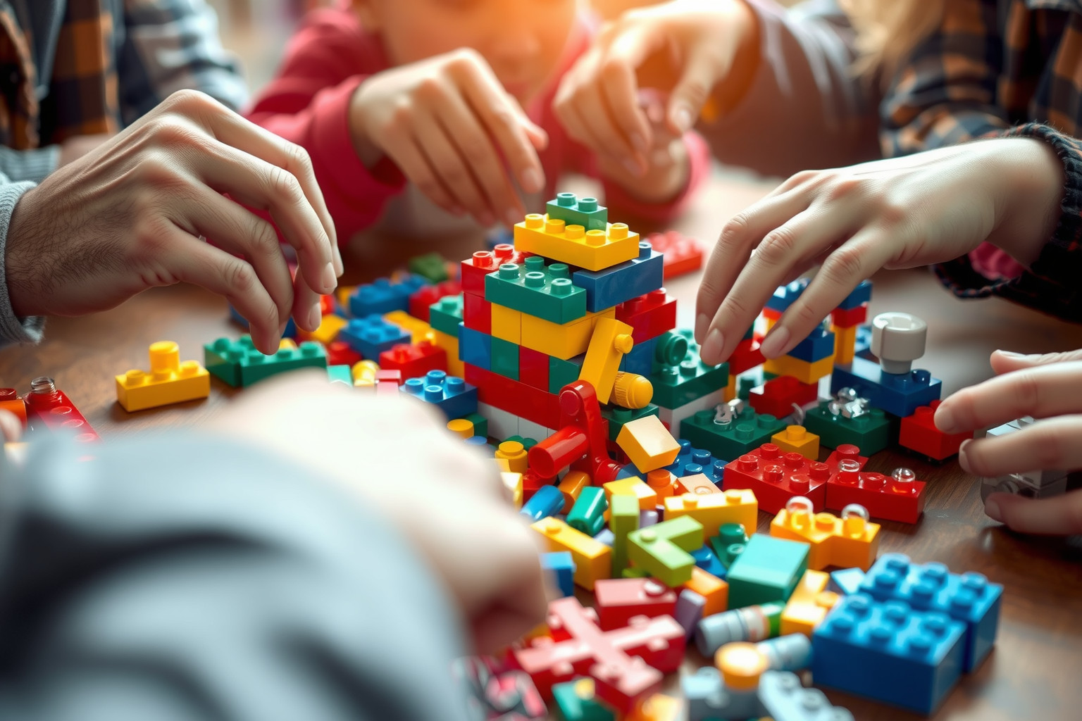 A LEGO játék fejleszti a kreatív gondolkodást és problémamegoldást.