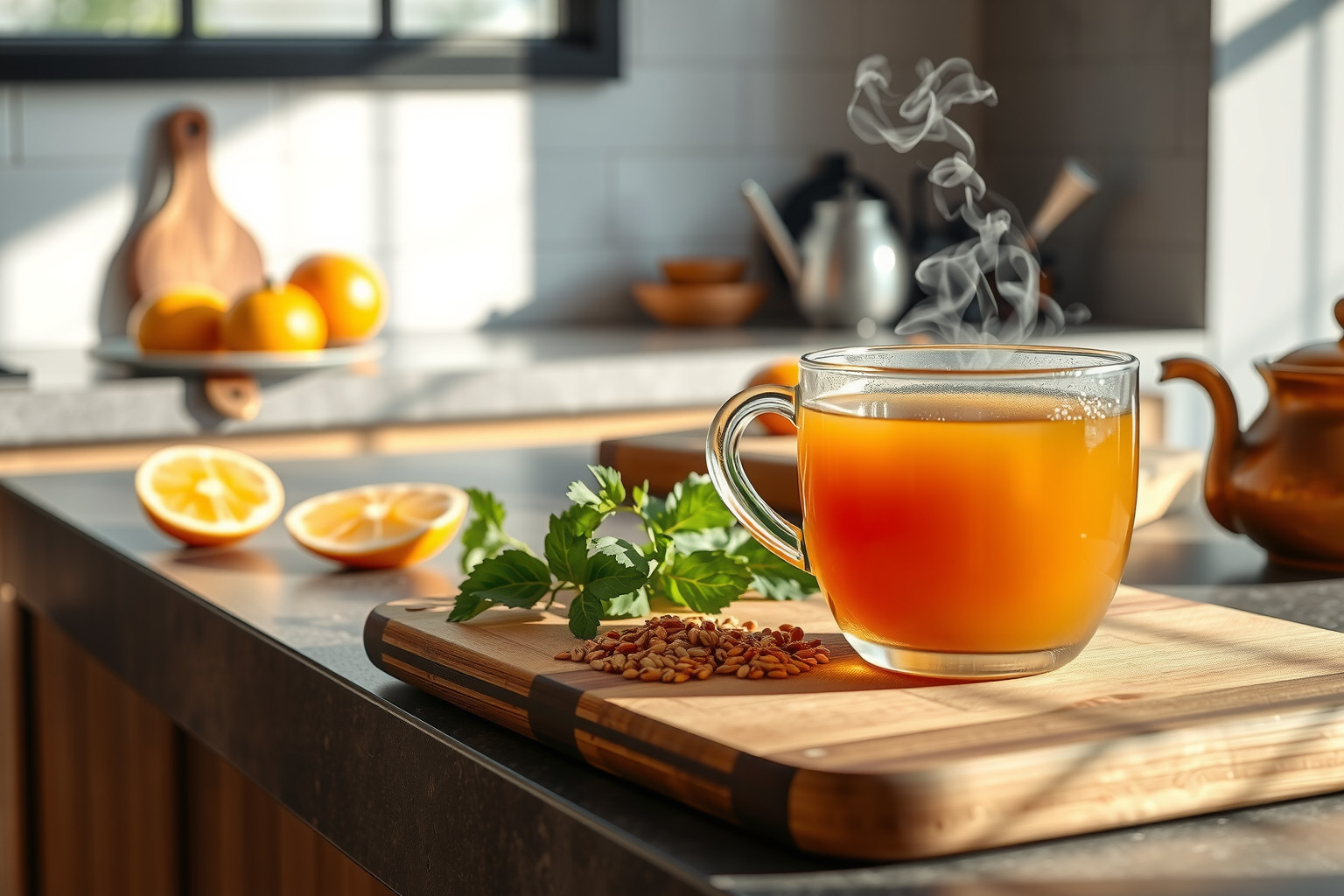 A kukicha tea ízletes alapanyag levesek és desszertek készítéséhez.