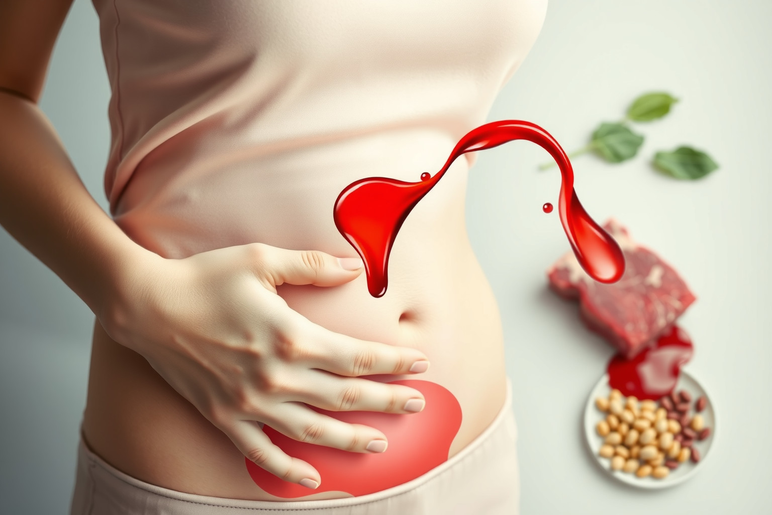 A bőséges menstruáció jelentős vasvesztést és vashiányt okozhat.