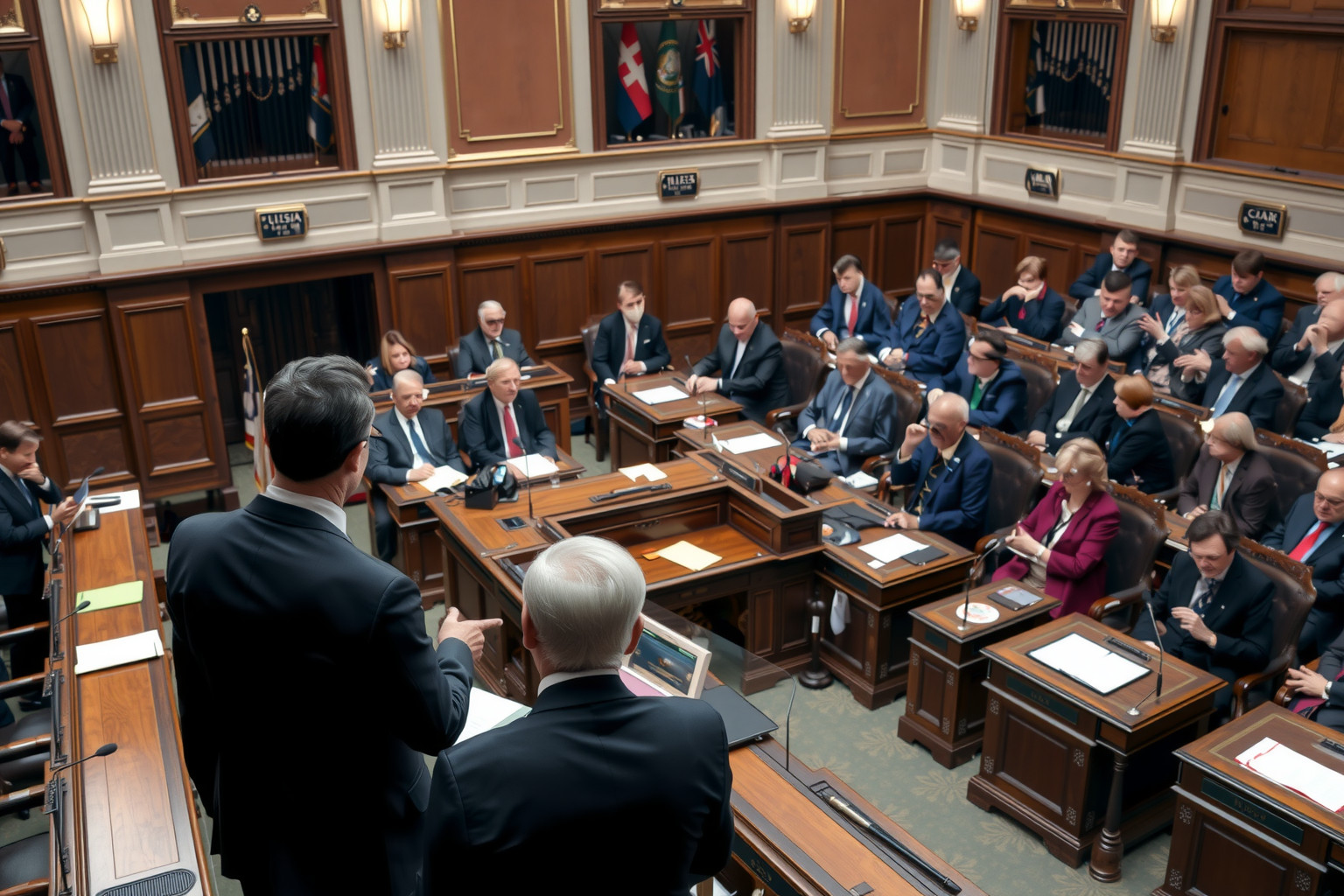 A képviselők törvényalkotásban és választóik képviseletében kötelesek részt venni.