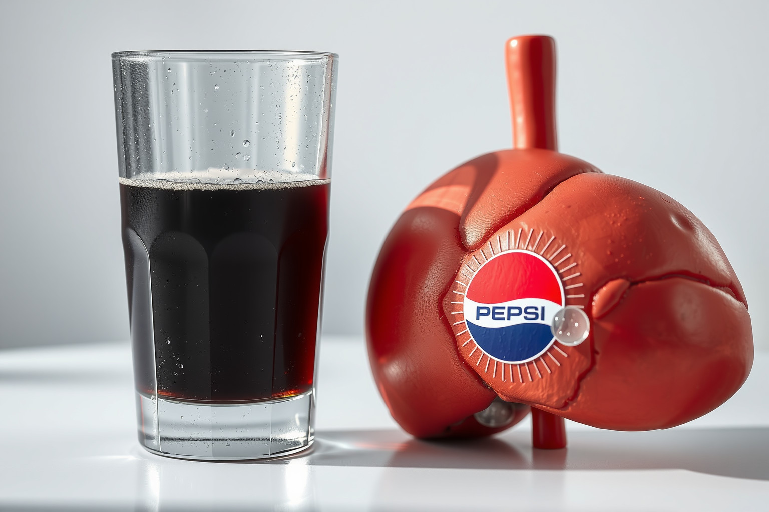 A túlzott Pepsi-fogyasztás májzsírlerakódáshoz vezethet.