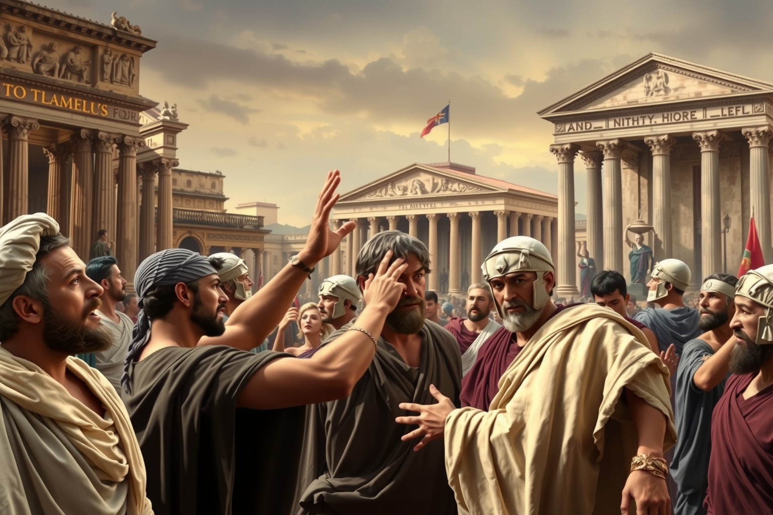 Caesar halála után Augustus alapította meg a principátust.