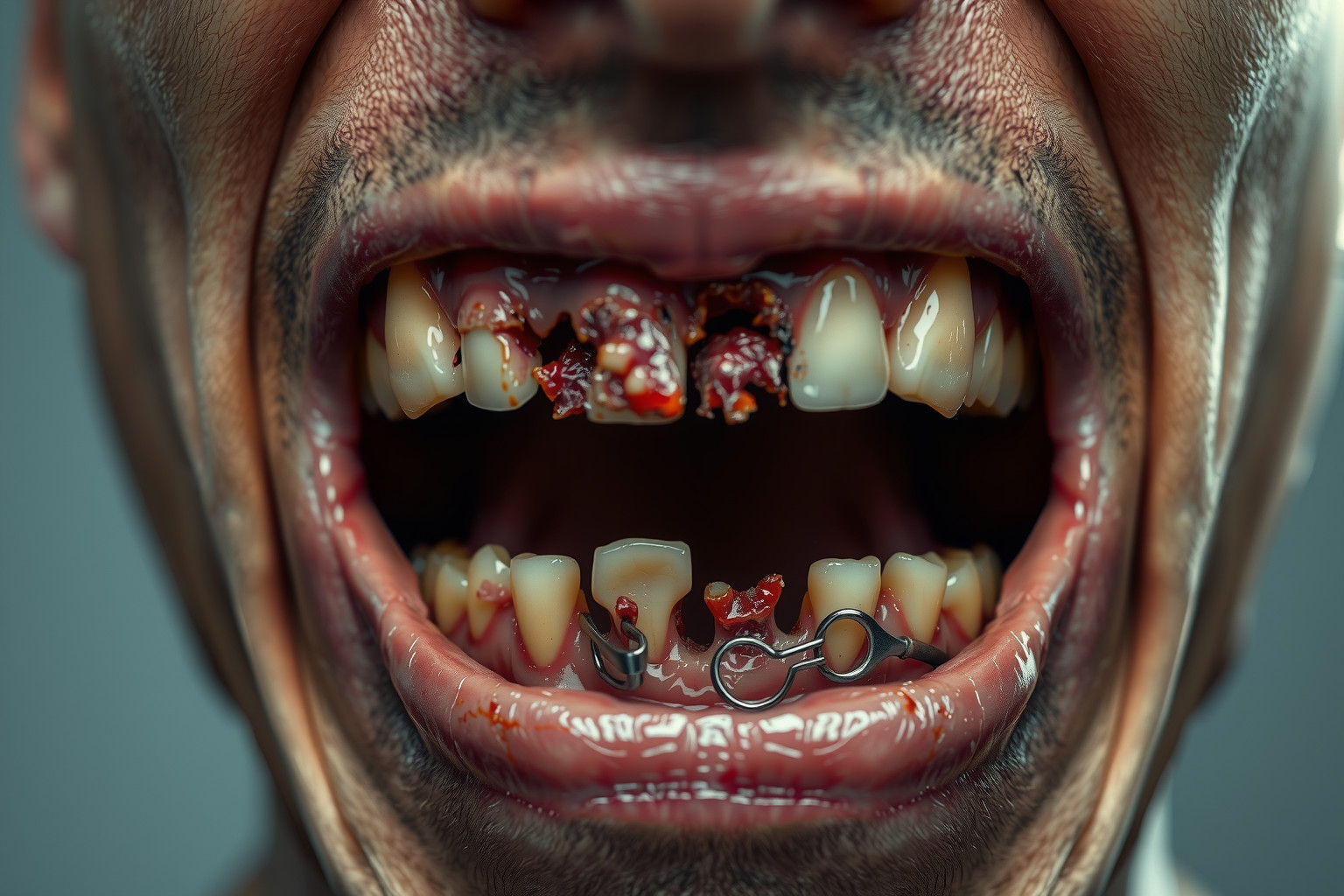 A „meth mouth” súlyos fogszuvasodást és ínyproblémákat okoz.