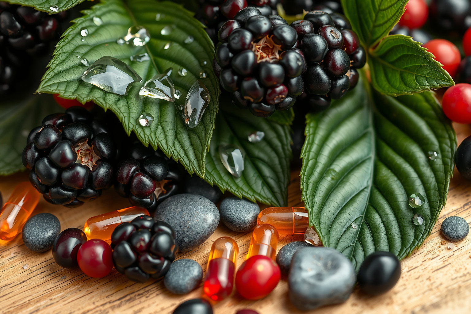 A szederlevél gazdag C-vitaminban, vasban és antioxidáns polifenolokban.
