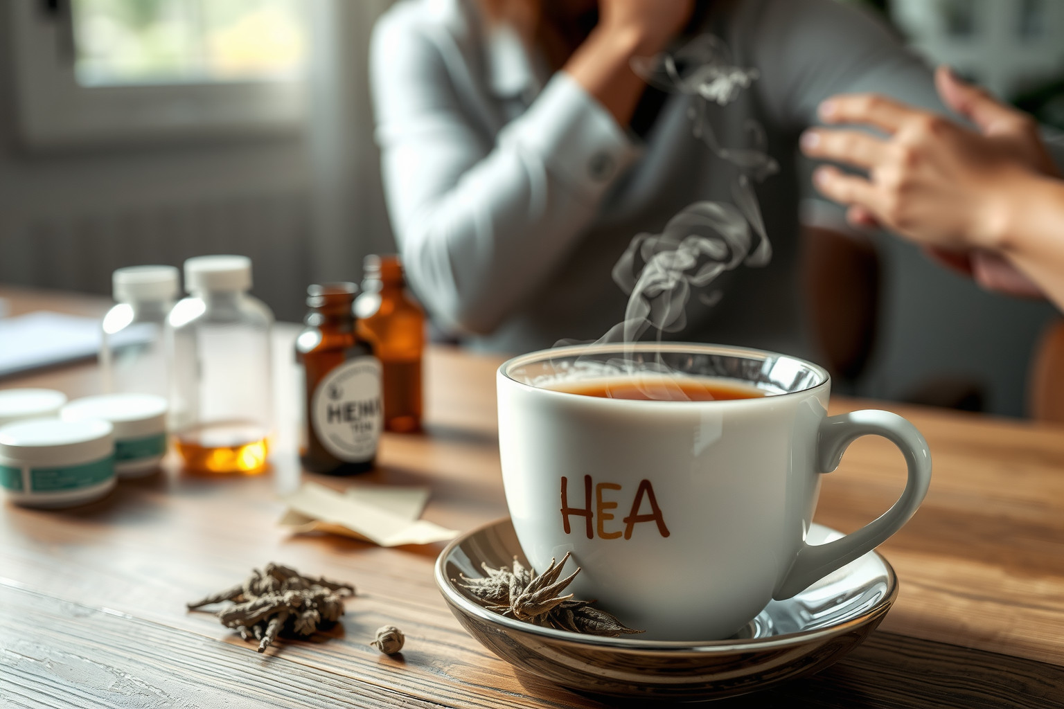 A vadkender tea túlzott fogyasztása álmosságot és szédülést okozhat.