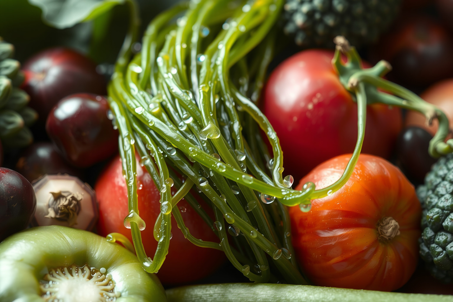 A zöld algák gazdagok vitaminokban, ásványi anyagokban és antioxidánsokban.