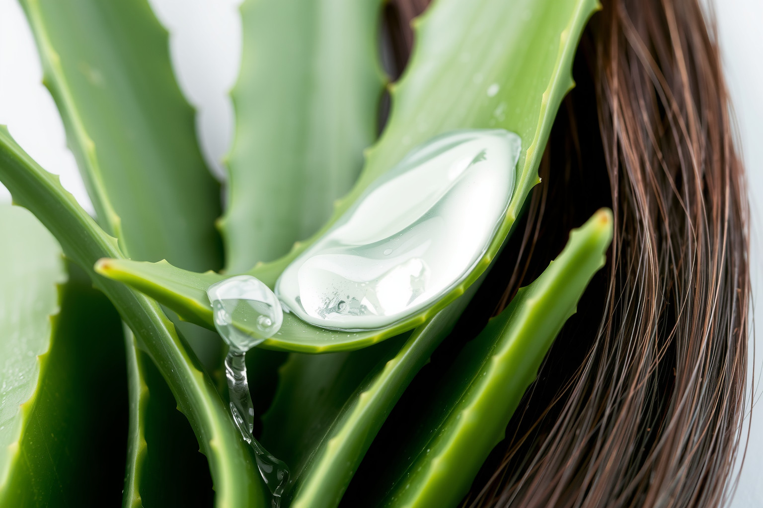 Az Aloe vera gél csökkenti a korpát és serkenti a hajnövekedést.