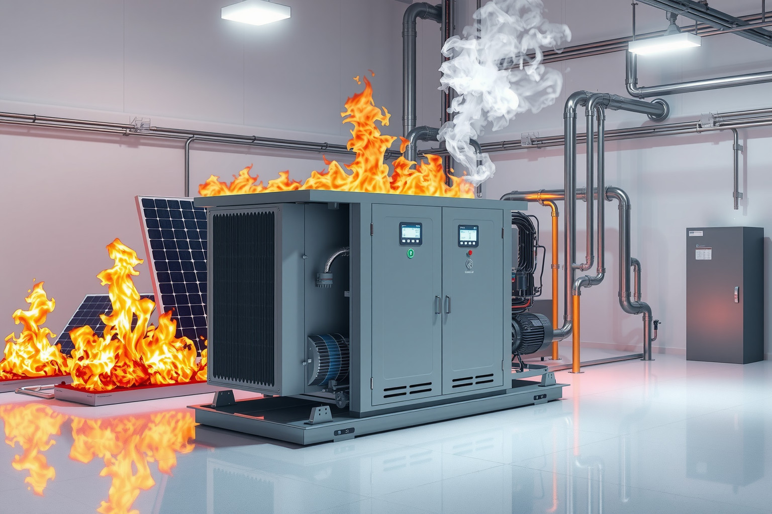 Az abszorpciós hűtők napenergia és földgáz segítségével működnek.