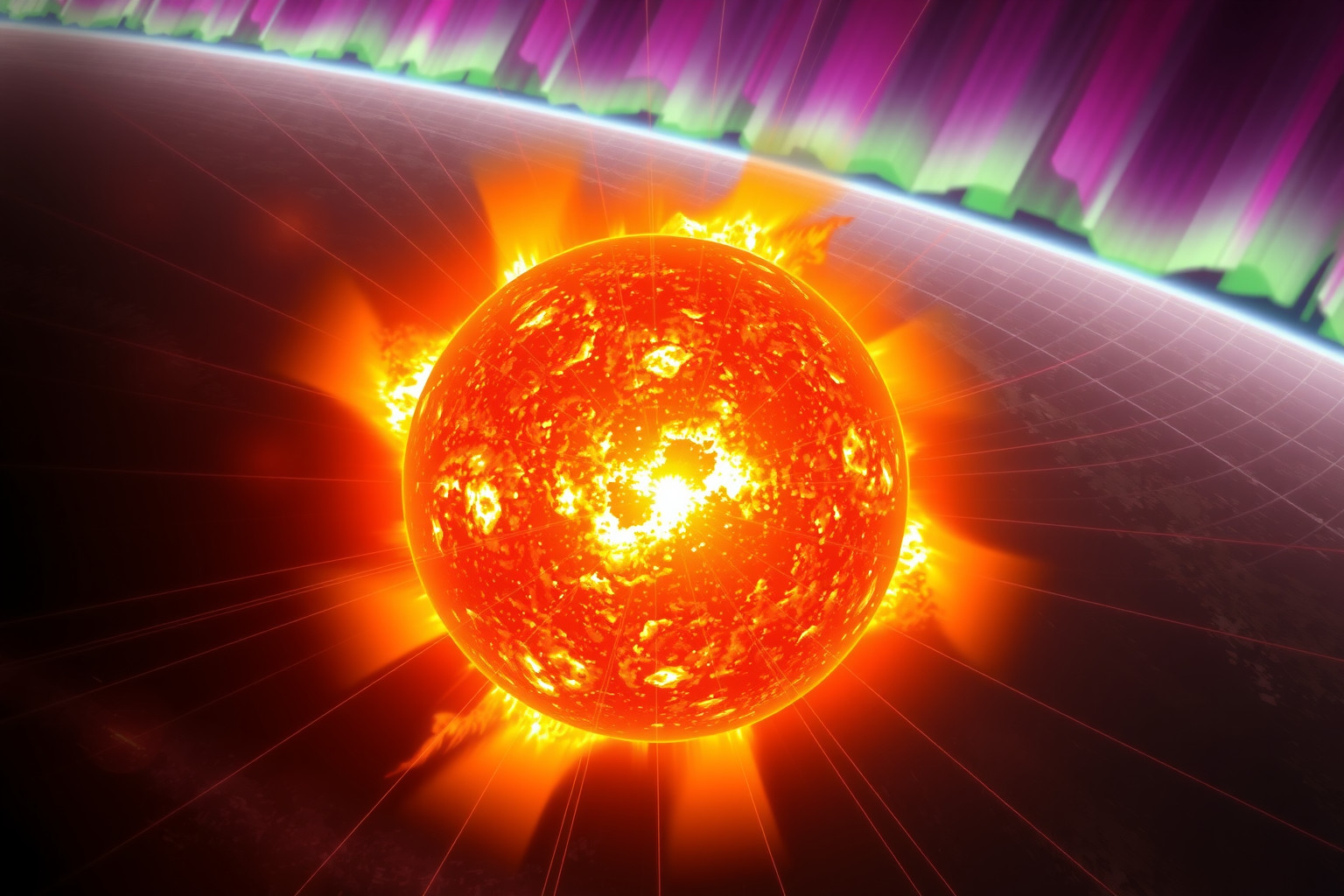 A geomágneses viharok főként napkitörések koronakitöréseiből származnak.