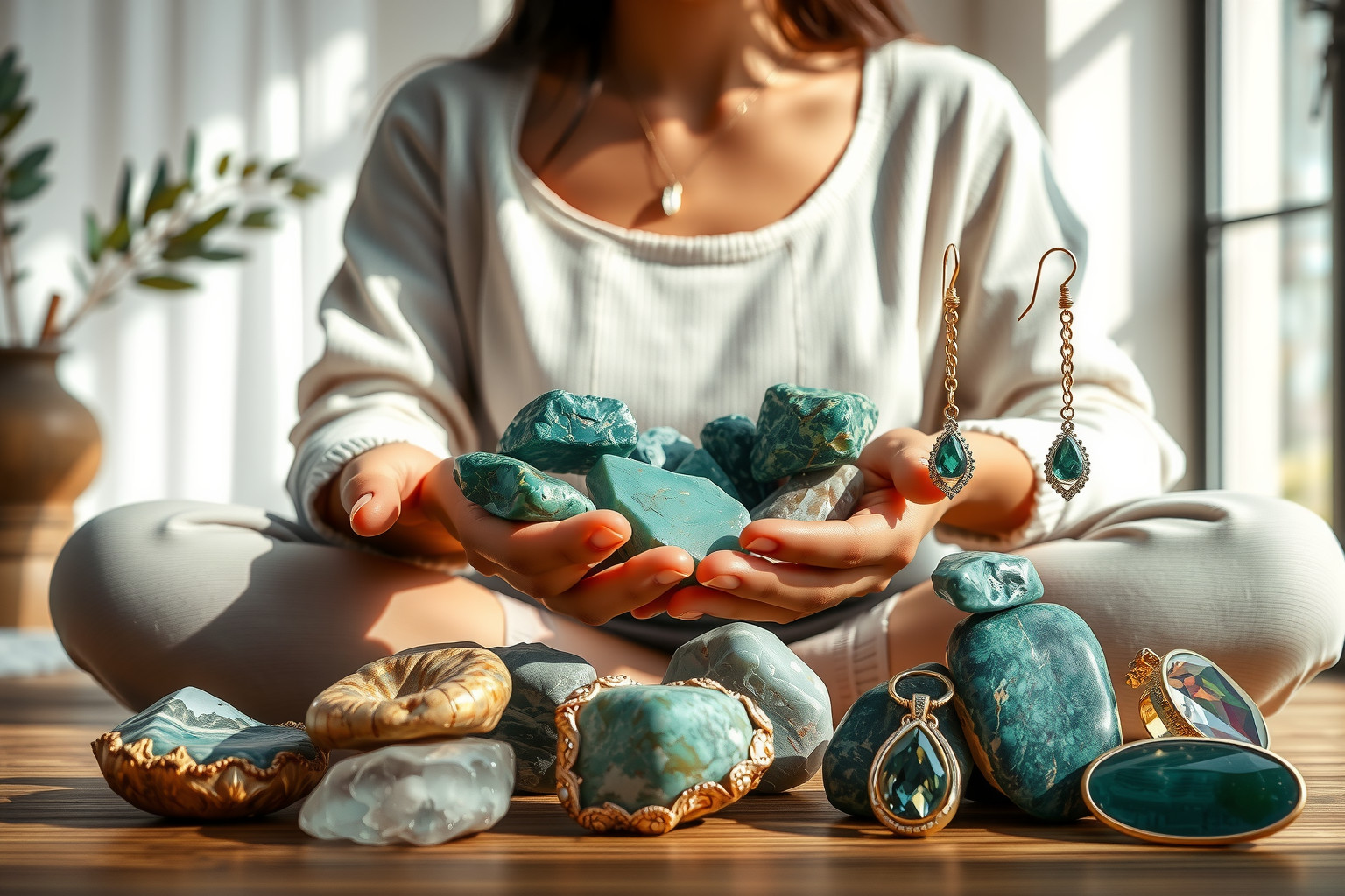 Az atlantiszit erősíti a meditáció mélyebb belső fókuszát.