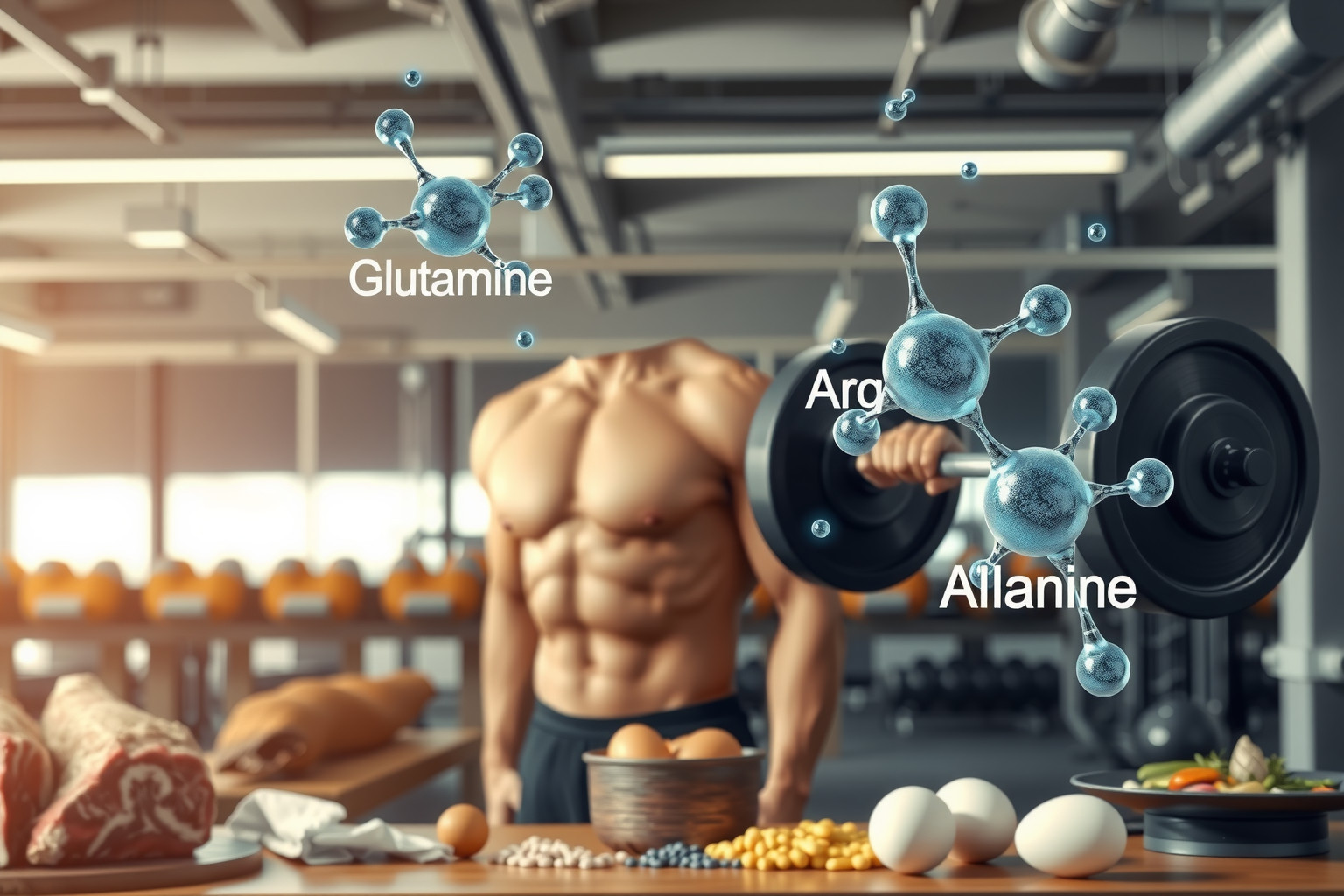 A nem esszenciális aminosavak támogatják az izomregenerációt és növekedést.