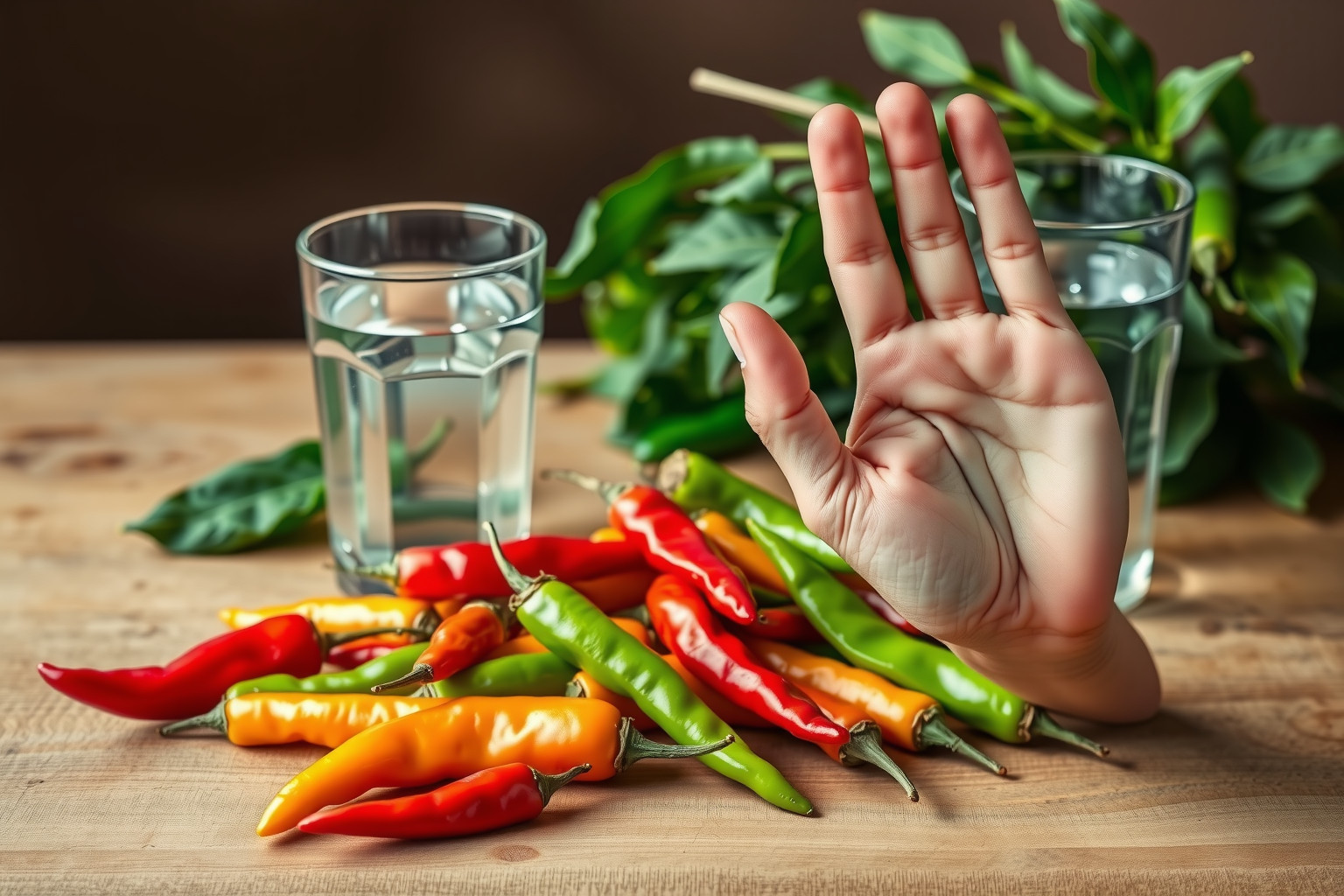 A túlzott chili fogyasztás gyomorirritációt és allergiát okozhat.